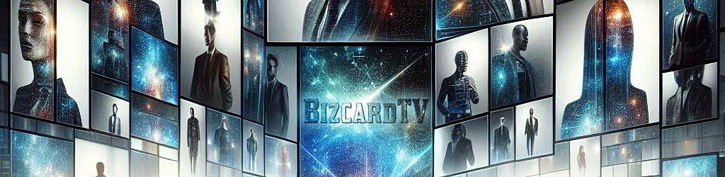 business card TV screens